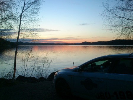 Bensträckare/kisspaus i Sörforstrakten.